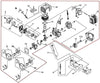 Bc325 Gasket, Carb & Manifold Kit #554230 - Obsolete-Intake Manifold-SES Direct Ltd
