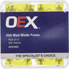 ACX1625 - OEX Maxi Blade Fuse, 20a Yellow - Pack Of 10 - SES Direct Ltd