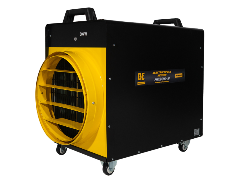 BE Industrial Electric Space Heater – 30kW 3-Phase Heavy-Duty