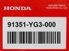 Genuine Honda O-Ring 217.5 X 3.5 #91351Yg3000 - SES Direct Ltd