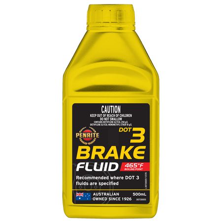 Penrite DOT 3 Brake Fluid – 500mL (DOT30005)