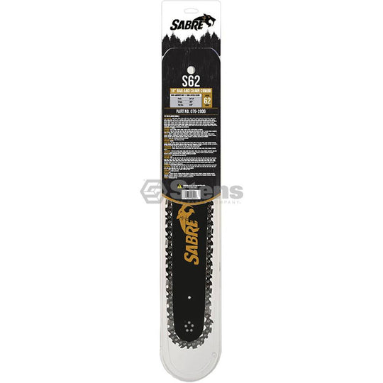 Sabre 18" Bar And Chain Combo 3/8" LP Pitch, .050 Gauge, 62 DL