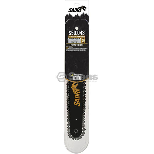 Sabre 14" Bar And Chain Combo 3/8" Lp Pitch, .043 Gauge, 50 DL