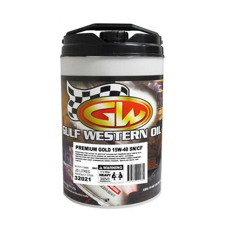 Gulf Western Premium Gold 15W-40 Engine Oil – API SN/CF