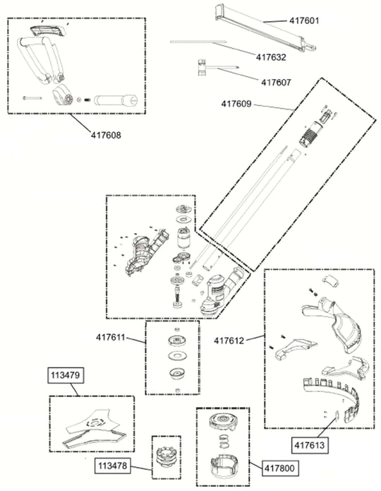 Masport 42V Brushcutter Cover-Spool #417800