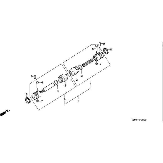 Honda Joint Assembly 22100Va4804