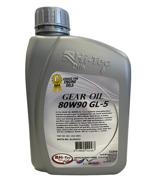 Gearbox Oil SAE 80W90 (GL-5) - 1 Litre