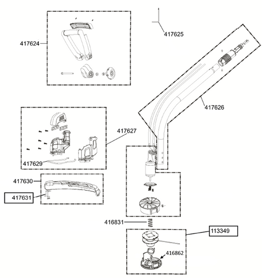 Masport Energy Flex COVER-SPOOL #416862