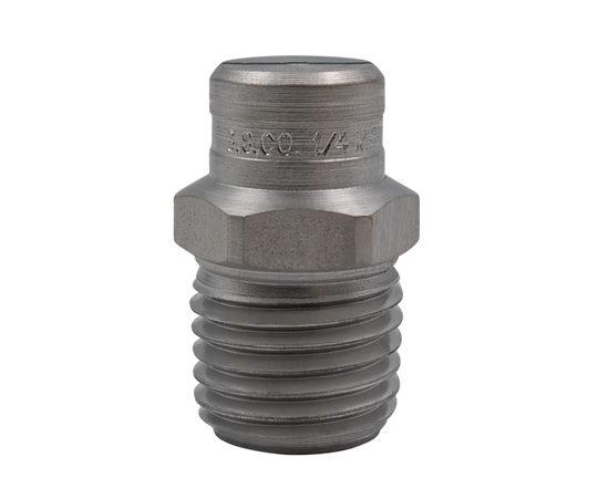 1/4″ NPT Screw On 25º “Fan” Flushing Nozzle – Spraying Systems