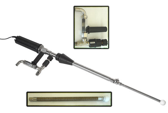 M25E - Electric-driven Barrel Cleaner + Fluid Suction