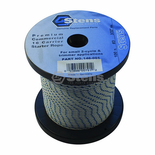 STARTER ROPE SOLID BRAID - 3/32" / 30.48m