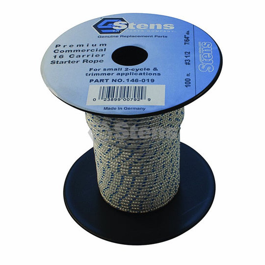 SOLID BRAID STARTER ROPE  7/64" - 30.48m