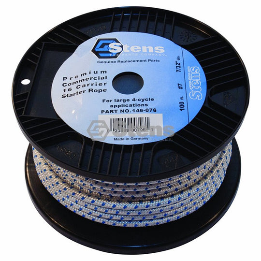 STARTER ROPE SOLID BRAID -  7/32" / 30.48m