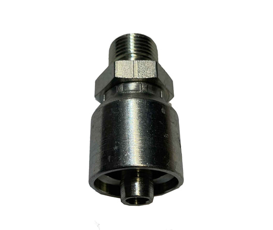 Hose Swage 3/8 Grey - Male Bsp