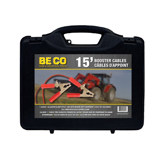 BE Booster Cable - 14mm/4.6m (600amp/ 1 Gauge)