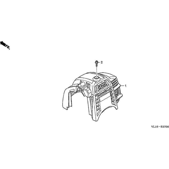 Genuine Honda Gx25, Umk 425 Top Cover 19720Z0H010Zb