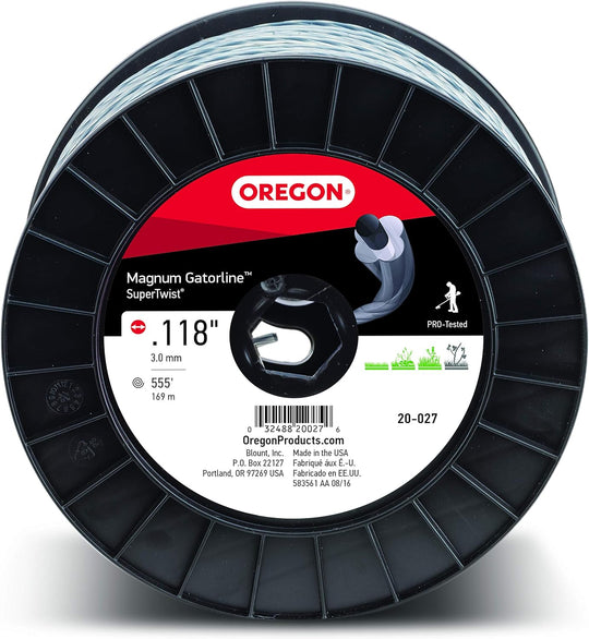 Oregon Super-Twist Magnum Gatorline Trimmer Line .118 3Lb Spool - Obsolete