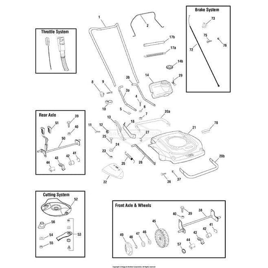 Victa Lower Handle Rh Ch86808Gw