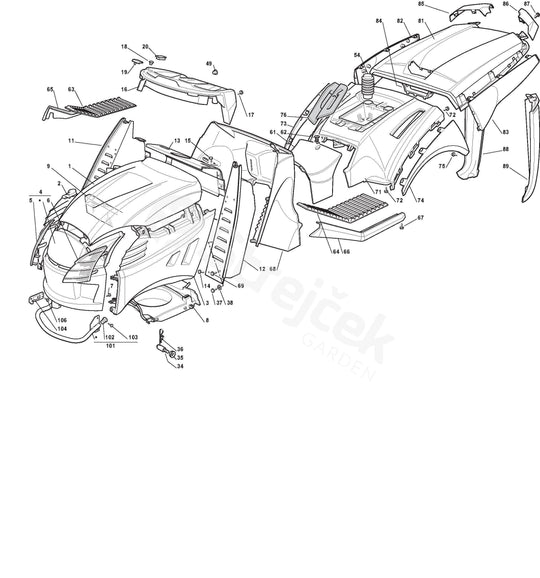 Left Grill Tcx #325410875/0