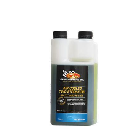 Gulf Western Two Stroke Air Cooled Oil – 1L Chamber Pack