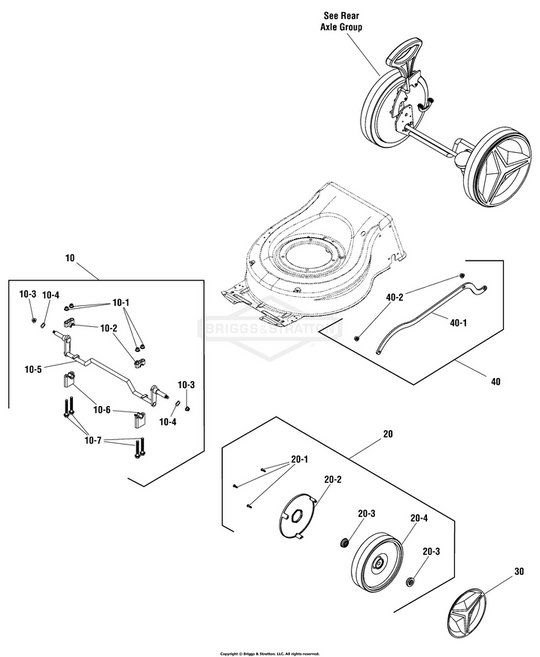 Victa Genuine Front Wheel Assy #CH87651A