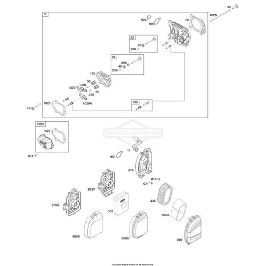 Briggs & Stratton Base-Air Cleaner #595661