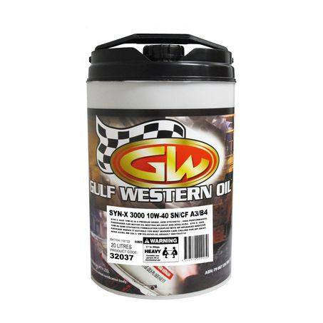 Gulf Western Syn-X 3000 10W40 Engine Oil – 32037  20L