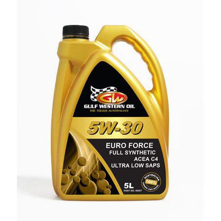 Gulf Western Euro Force Synthetic 5W-30 – 5 L