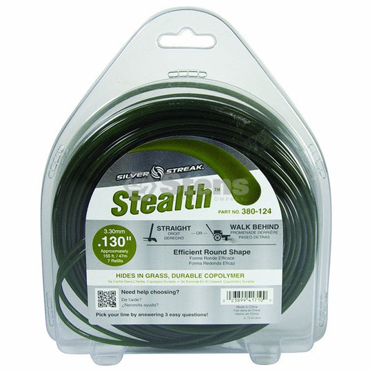 Trimmer Line Stealth .130"(3.3Mm) 1 Lb.
