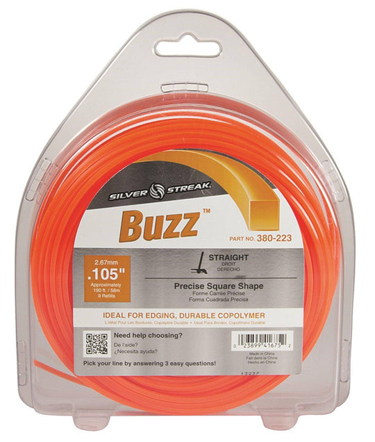 Trimmer Line Buzz .105"(2.7Mm) 1 Lb.