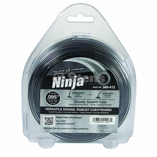 Trimmer Line Ninja .095"(2.4Mm) 1/2 Lb.
