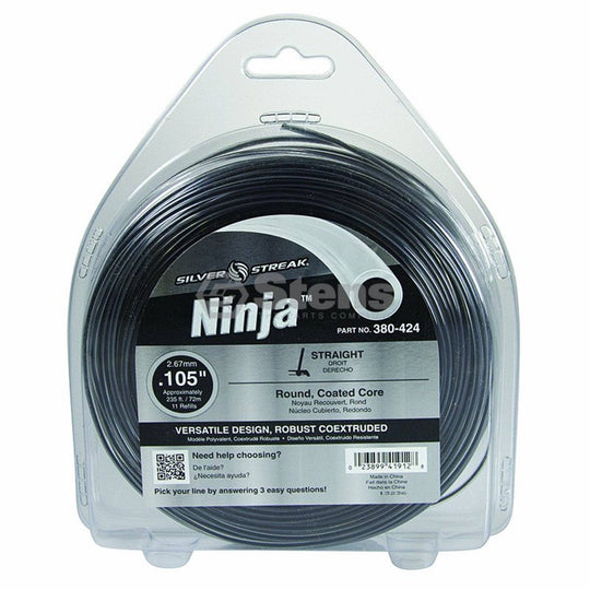 Trimmer Line Ninja .105"(2.7Mm) 1 Lb.