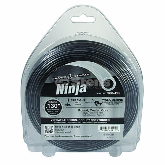 Trimmer Line Ninja .130"(3.3Mm) 1 Lb.