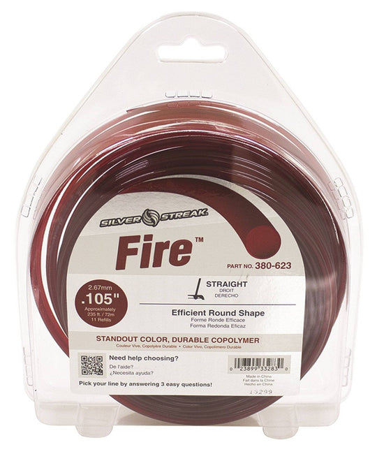Trimmer Line Fire .105"(2.7Mm) 1 Lb.