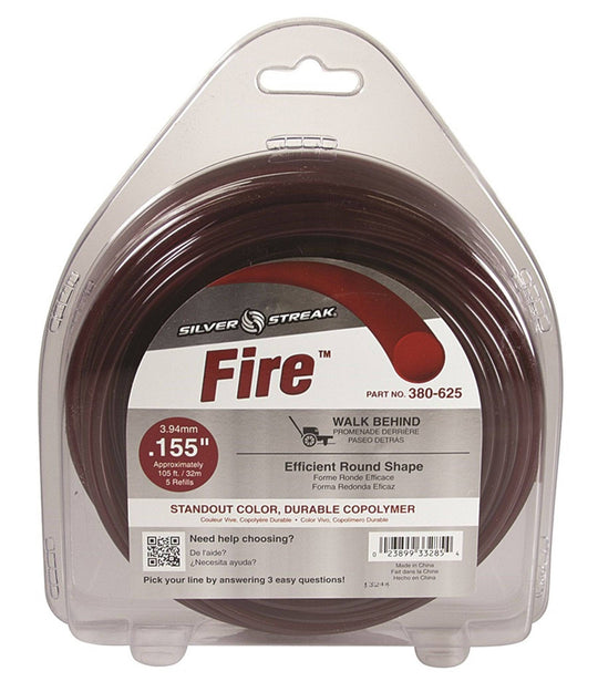 Trimmer Line Fire .155"(3.9Mm) 1 Lb.