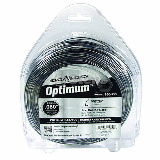 Trimmer Line Optimum .080"(2.0Mm) 1 Lb.