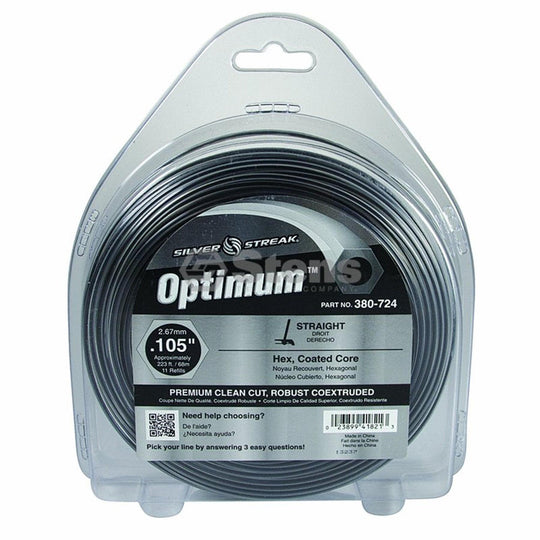 Trimmer Line Optimum .105" (2.7Mm) 1 Lb.