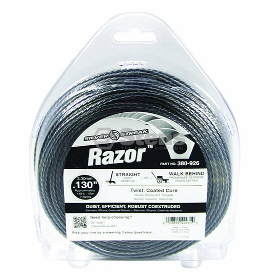 Trimmer Line Razor .130"(3.3Mm) 1 Lb.