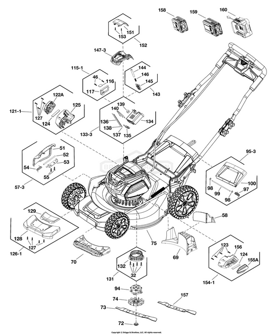 Victa 770199 KIT-FAN MOTOR - obsolete