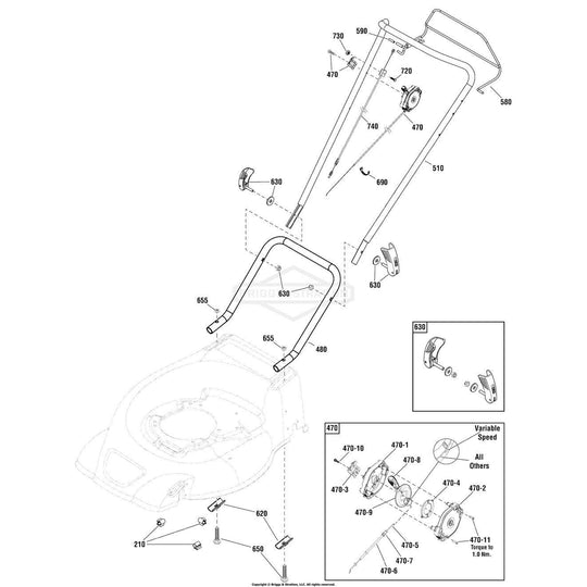 Victa Clutch Cable Ch86761A