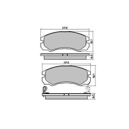 RDC1270 – RDA Phantom Ceramic Brake Pad Set – Holden, Isuzu SUV & Ute Front