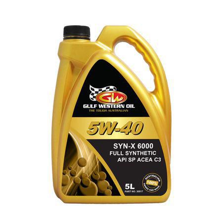 Gulf Western Syn-X 5W-40 Engine Oil – 5L - 30517