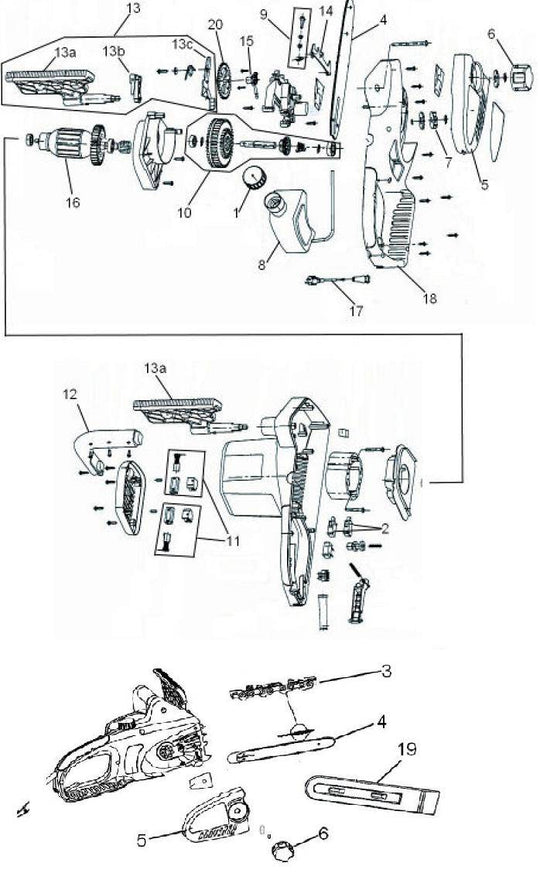 Gear Assy-Large E'C/Saw #555697