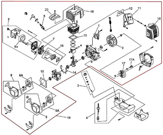 Bc325 Gasket, Carb & Manifold Kit #554230
