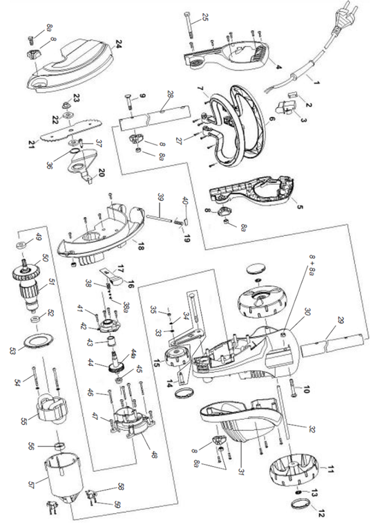 NUT, M10 (LH) FLANGE BLADE