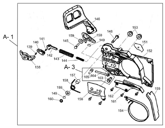 Morrison Chain Brake Lever Oem # 542390