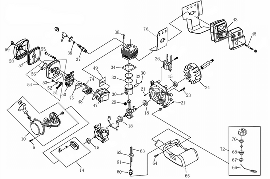 PLUG-FUEL TUBE BL260 #555021