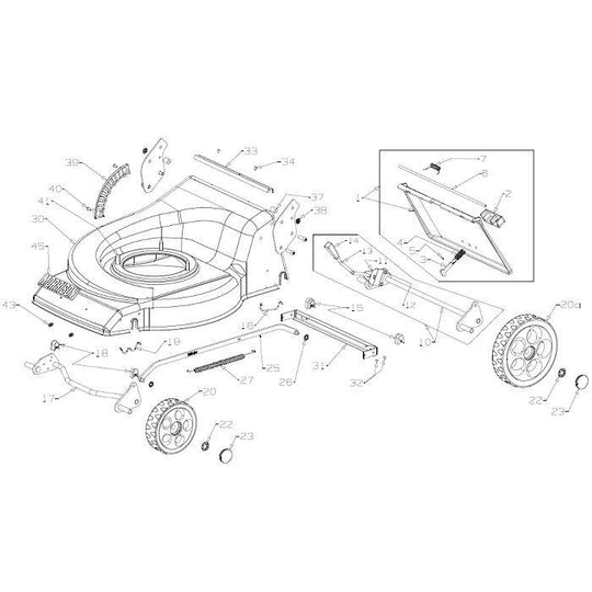 Morrison Hsg Assy-Stl 18" Ods Co Red 781782