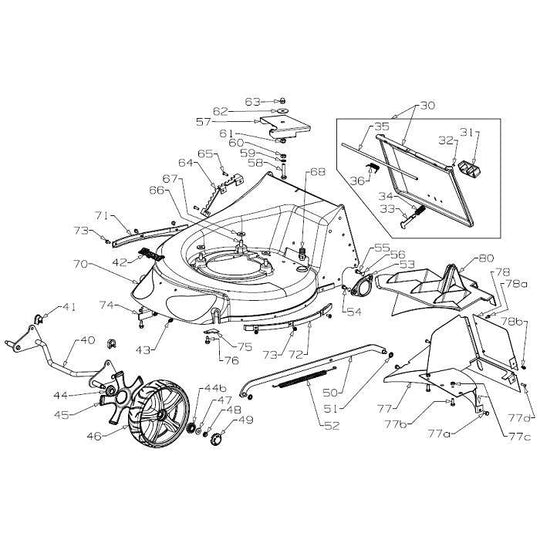 Genuine Masport Axle Assembly-Front 200Mm Thrd Zp 983281
