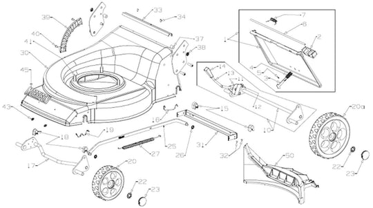 Hub Cap-Button 5 Hole Pb White 579106
